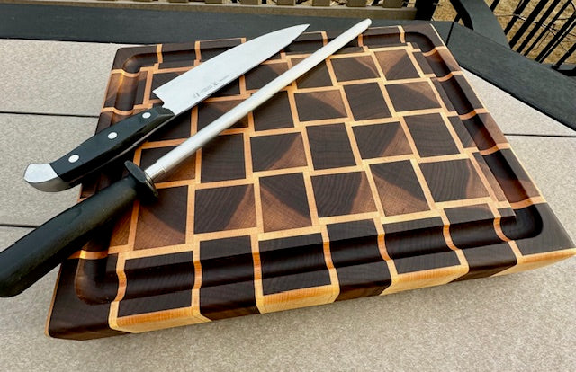 Basket Weave Pattern Cutting Board #37