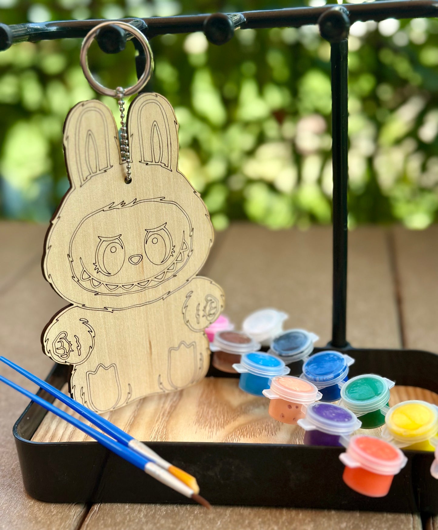 Wooden Labubu Monster 5.75" Ready to finish
