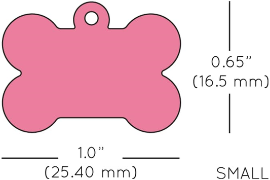 "Bone" Pet ID Tag - Engraving Included