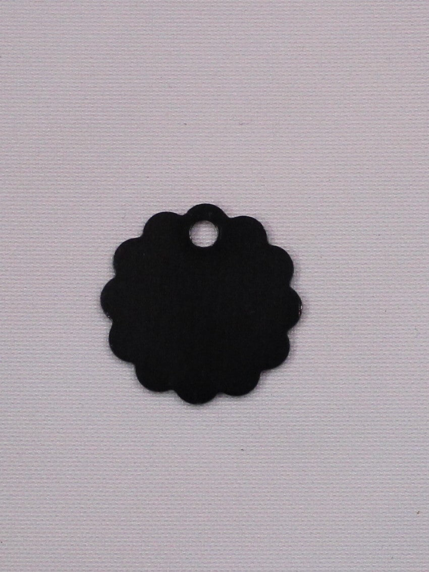 "Scalloped Circle" Pet ID Tag - Engraving Included!