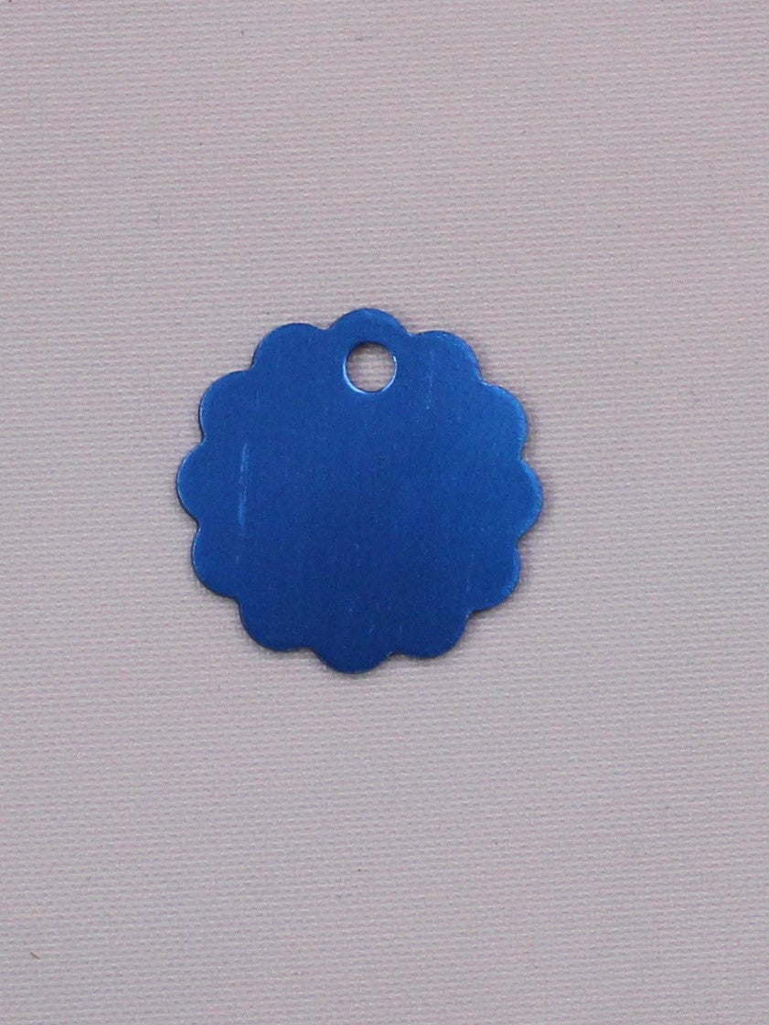 "Scalloped Circle" Pet ID Tag - Engraving Included!