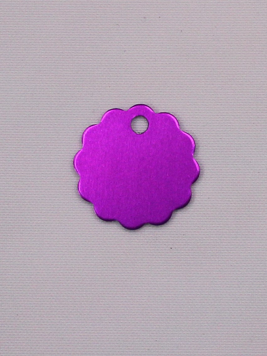 "Scalloped Circle" Pet ID Tag - Engraving Included!